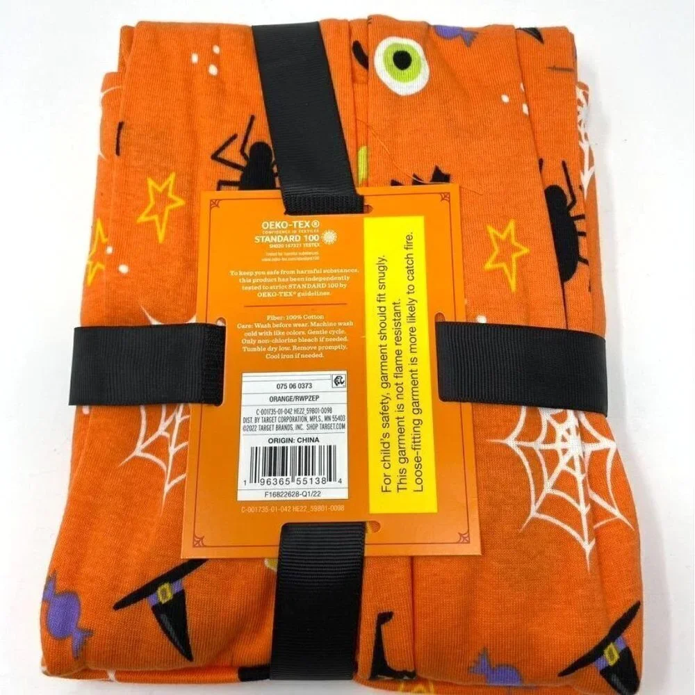 Target Kids' Halloween Matching Family Snug Fit Pajama Set Szs 6/ 8